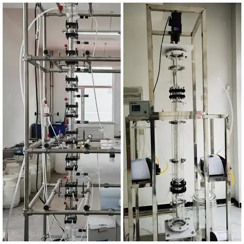 What materials are used in Rotating Disc Contactors?