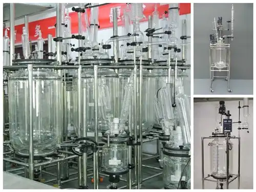 What’s the maximum pressure for double glass reactors?